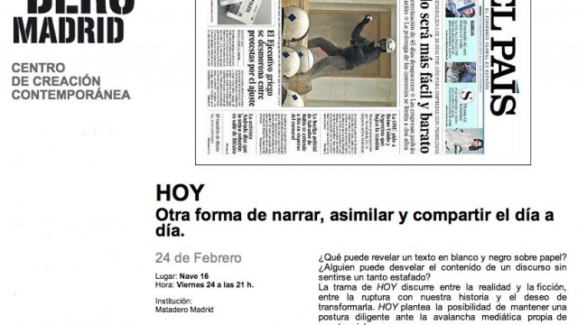 HOY, Matadero Madrid, 24.02.12